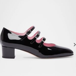 Carel Paris Size 38 Black Patent Leather Women's Shoes